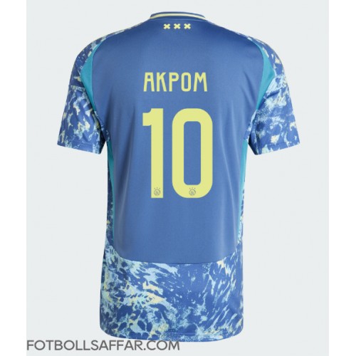 Ajax Chuba Akpom #10 Bortatröja 2024-25 Kortärmad